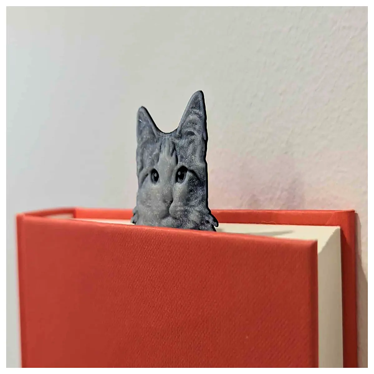 cute cat bookmark for reading lovers plastic clip on page marker adorable animal stationery gift school supplies organizer