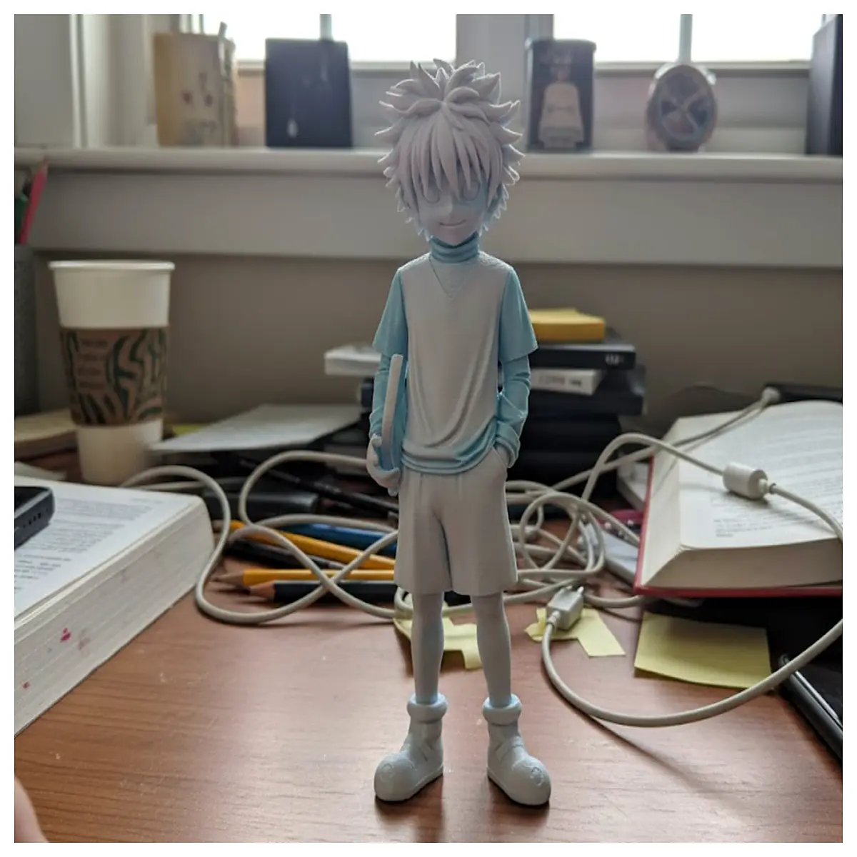 hunter x killua zoldyck figure anime cosplay prop collectible gift