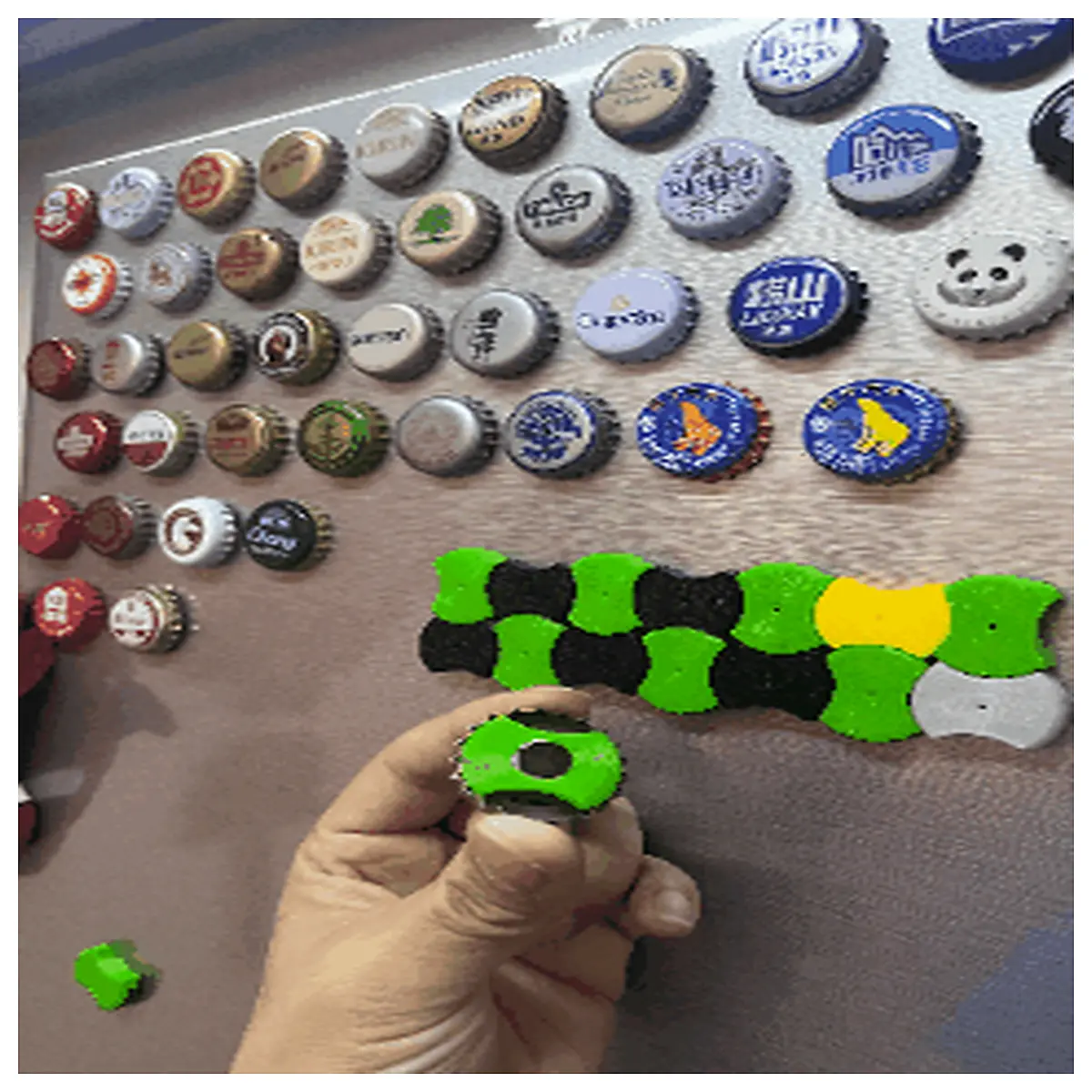 diy bottle cap fridge magnets craft for collectors