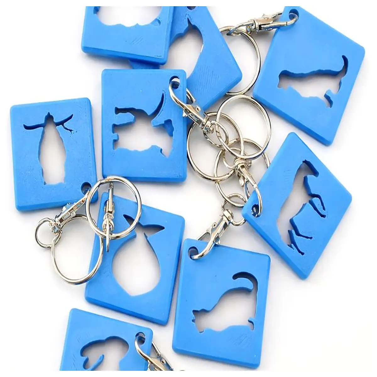 cute animal keychain for bags plush toy keyring charm cartoon character pendant kids and girls