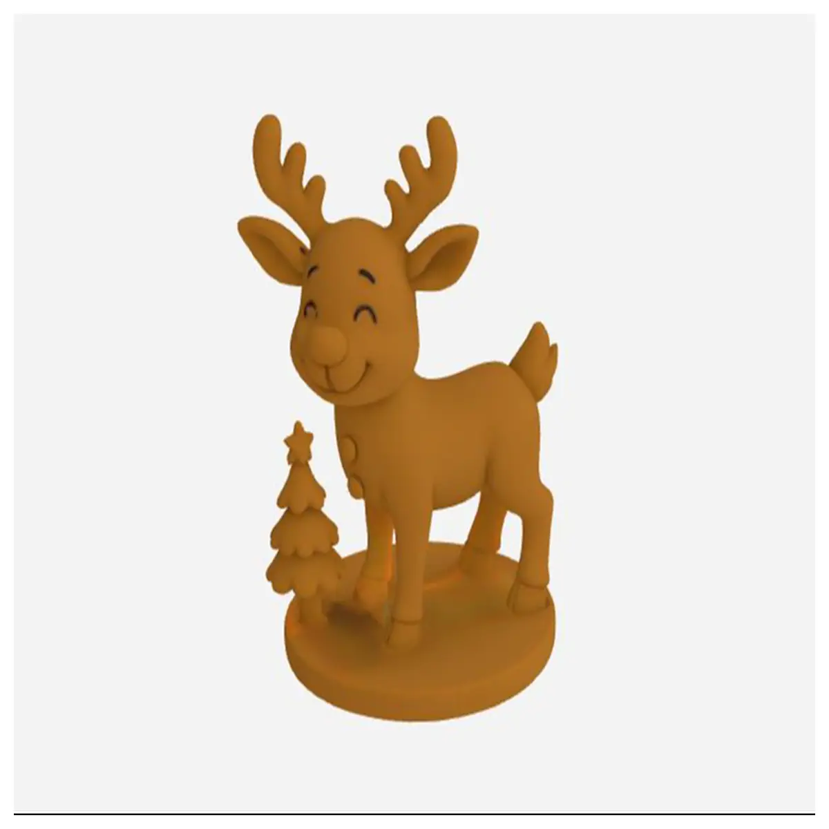 realistic reindeer plush toy holiday decor christmas ornaments for kids