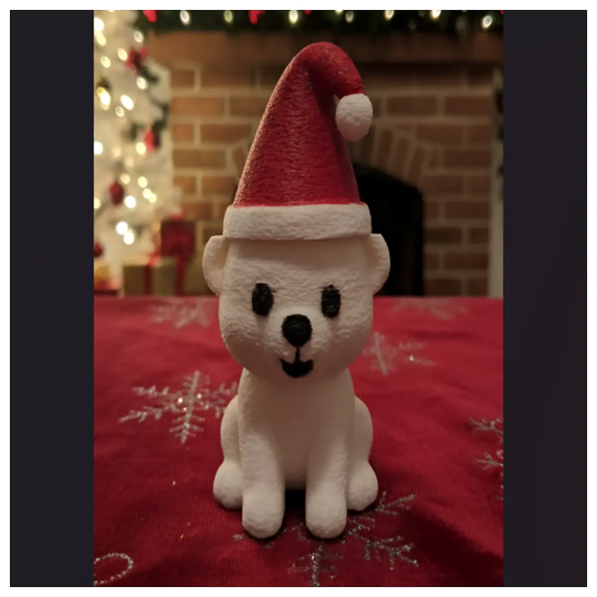 winter arctic bear plush toy polar bear stuffed animal for kids warm winter gift set cute snow globe decoration