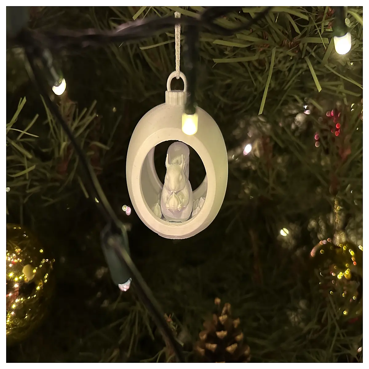 cute squirrel christmas tree ornaments hanging decorations woodland animal holiday decor for home