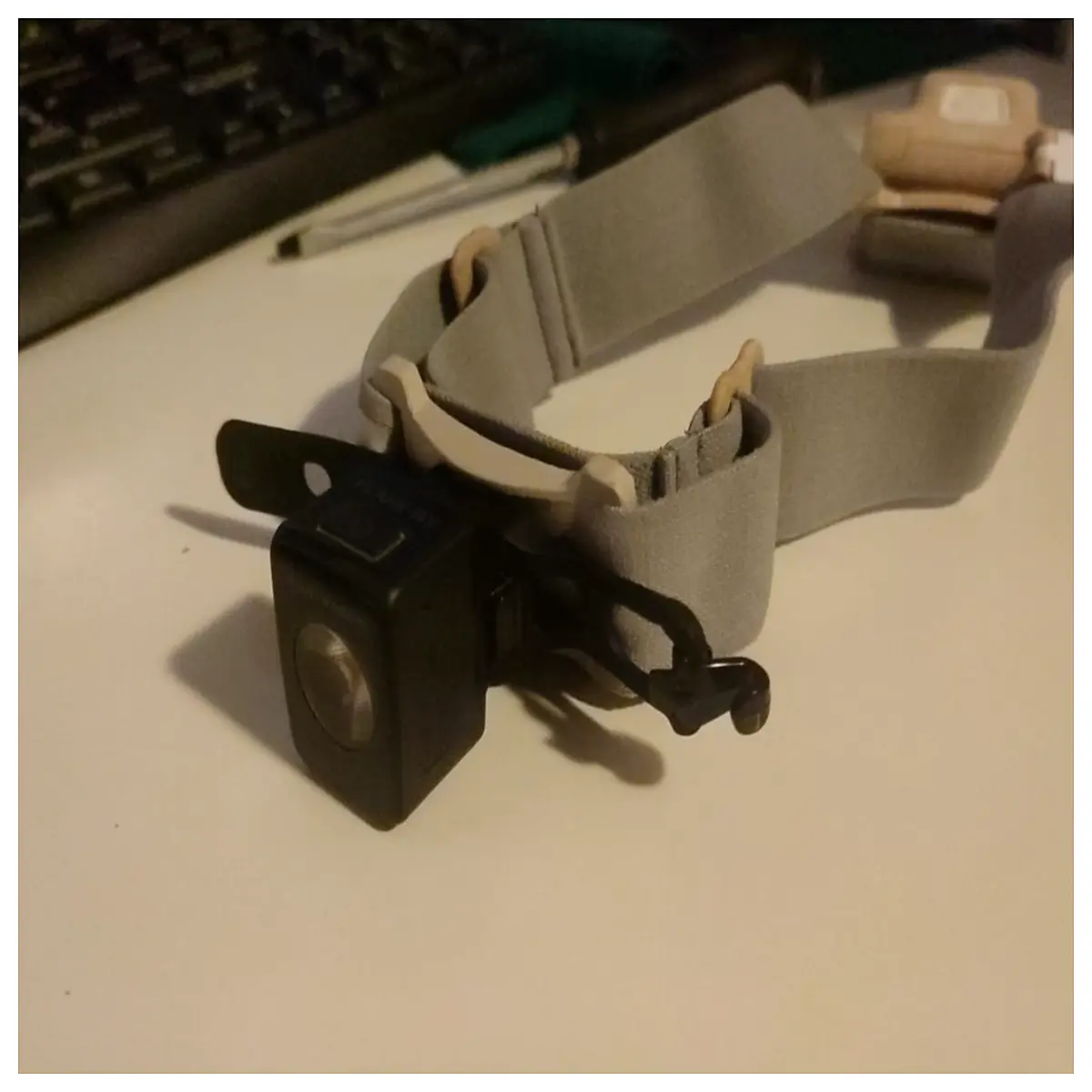 headlamp to bike mount adapter clip universal flashlight holder for cycling night safety gear
