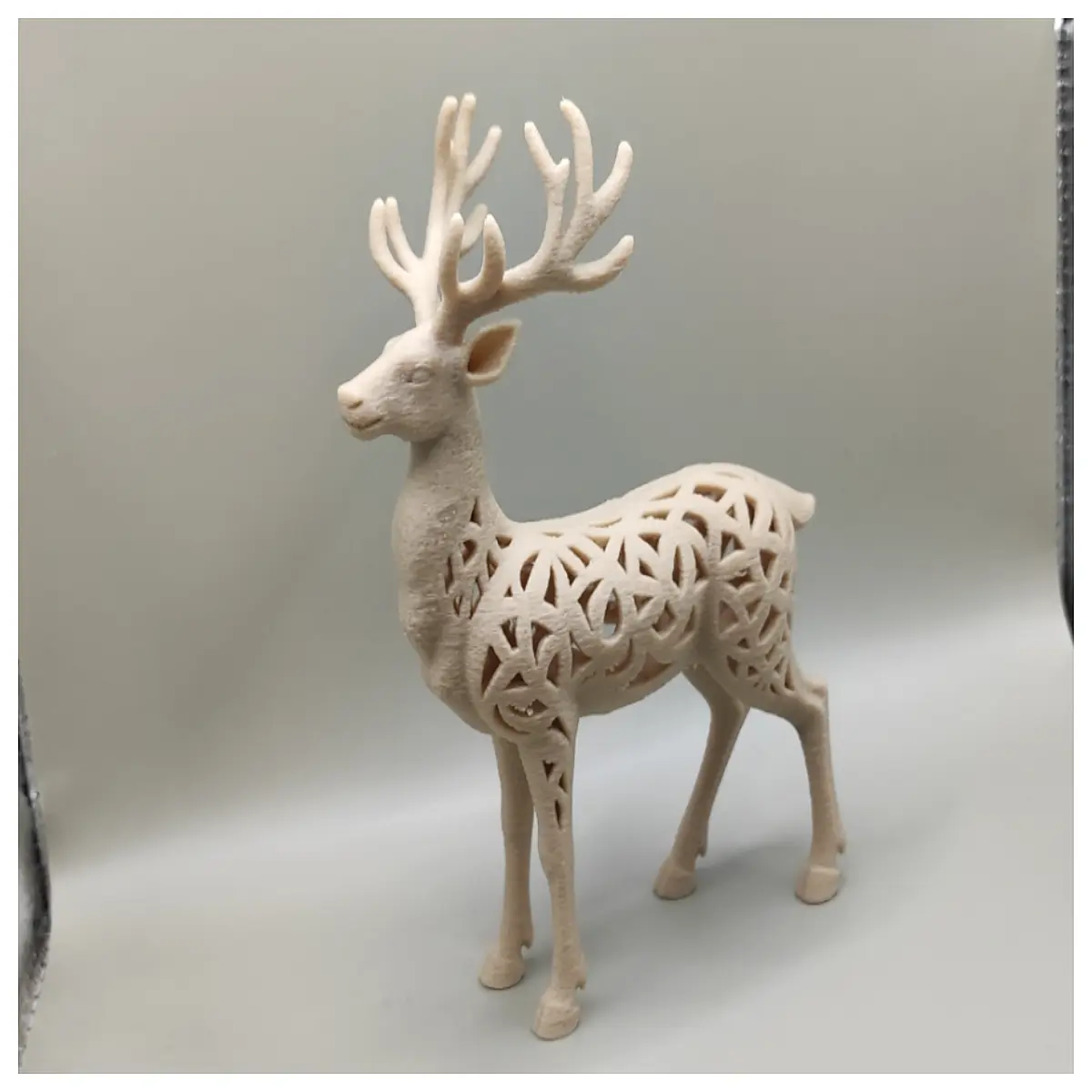 reindeer cutout ornament exclusive decor shelf piece holiday accent