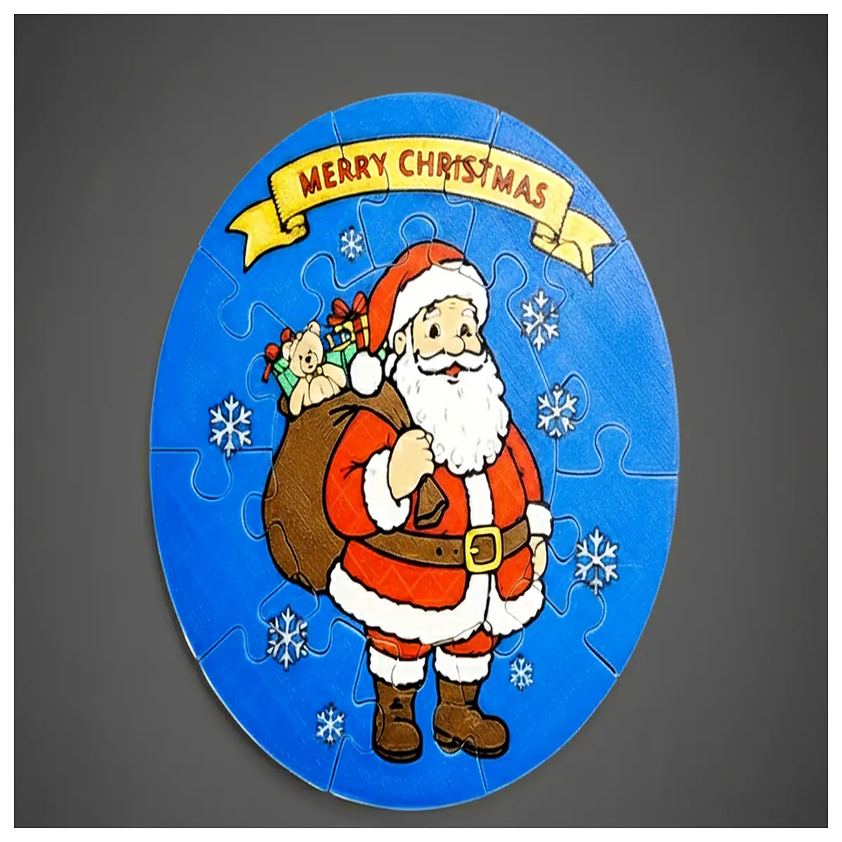 1000 piece christmas jigsaw puzzle santa claus holiday decor for adults family game night