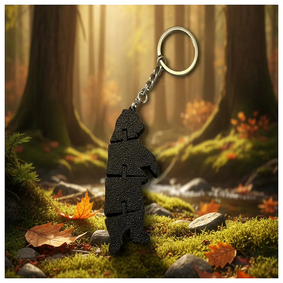 cute plush bear keychain for girls soft stuffed animal bag charm kawaii bear pendant for backpacks and purses