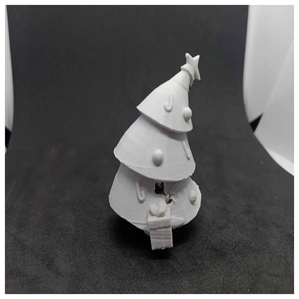 miniature christmas tree figurine for kids room decor festive holiday shelf ornament cute xmas tree toy piece