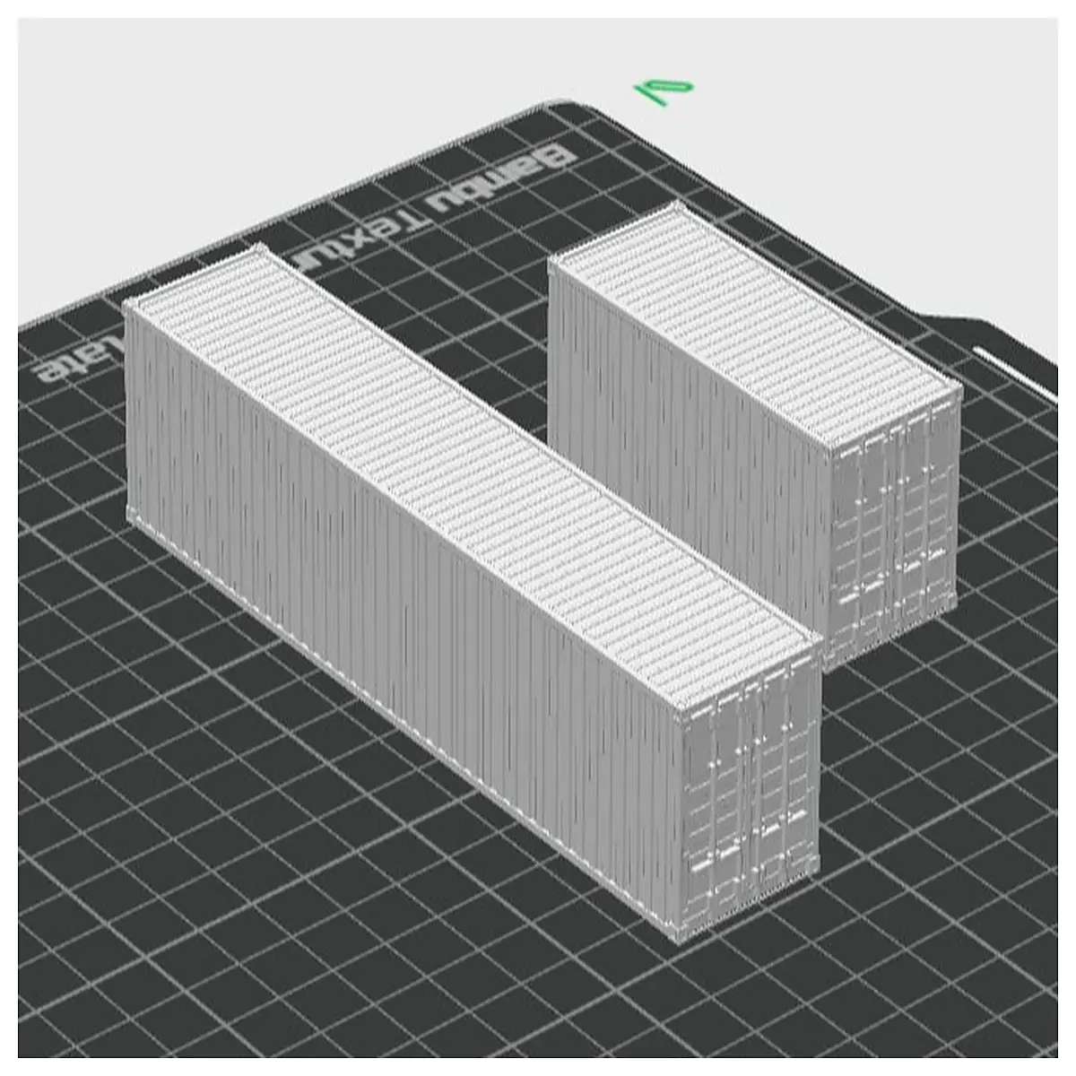 ho scale 1 87 empty shipping containers 40ft and 20ft plastic train accessories for diorama layout building