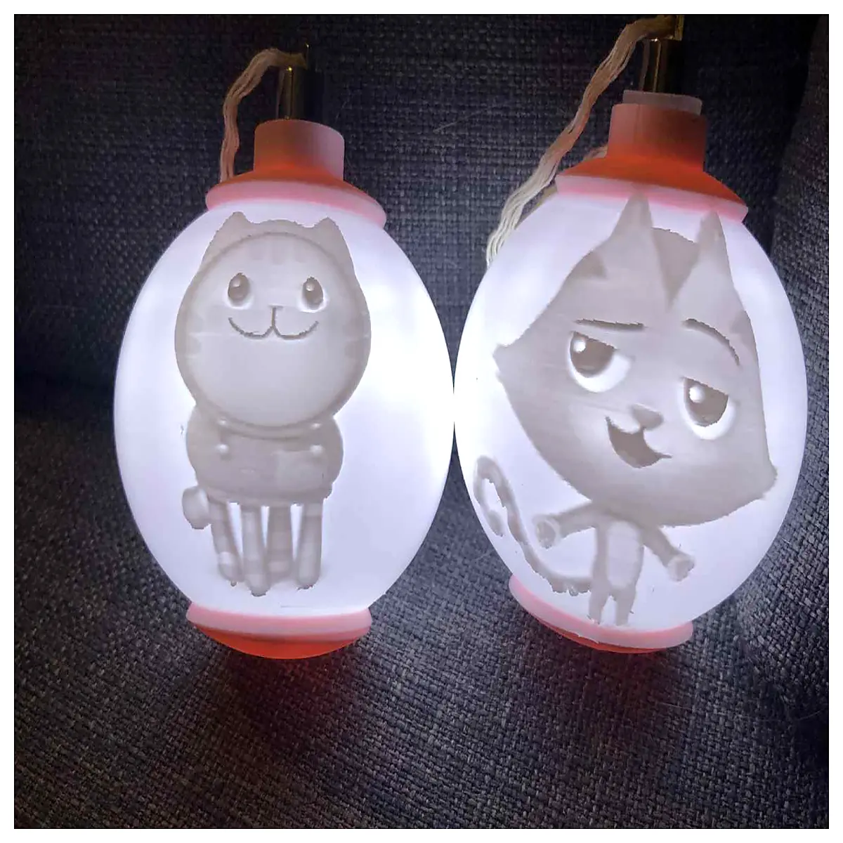 gabby cat christmas ornament bauble hanging decoration for tree