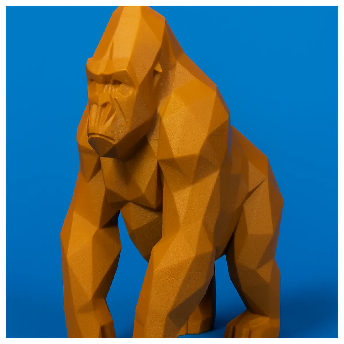 gorilla wall art canvas prints for living room modern jungle animal decor large scale monkey poster home decoration