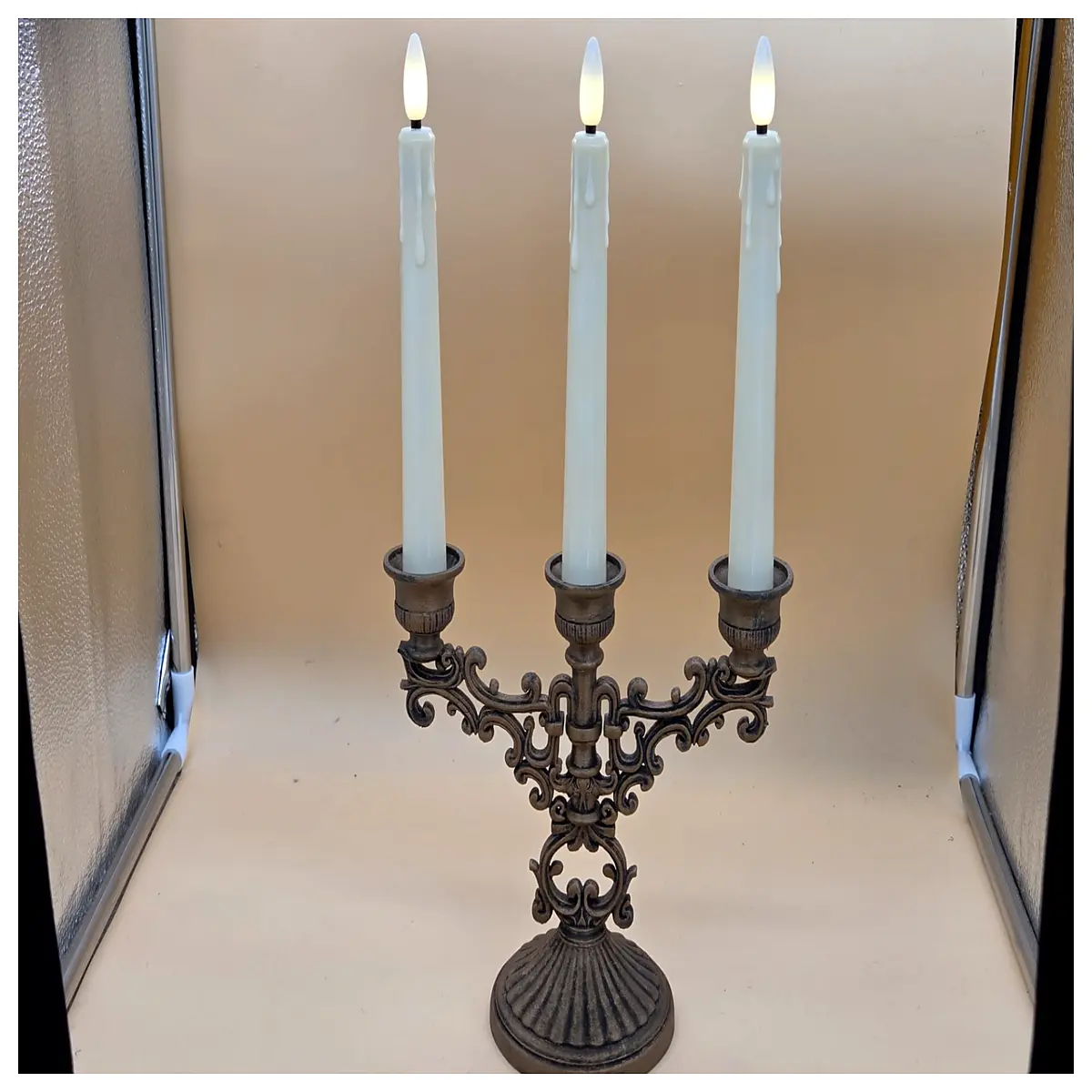 gold silver triple candle holder centerpiece for wedding table decor elegant candelabra