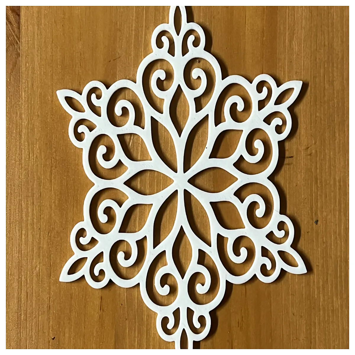 artificial snowflake garland for christmas tree window wall decor holiday party supplies