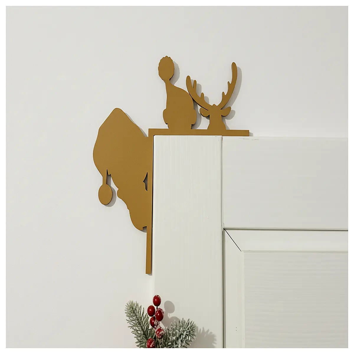 whimsical elf and reindeer christmas ornaments festive holiday decor for tree winter wonderland figurines