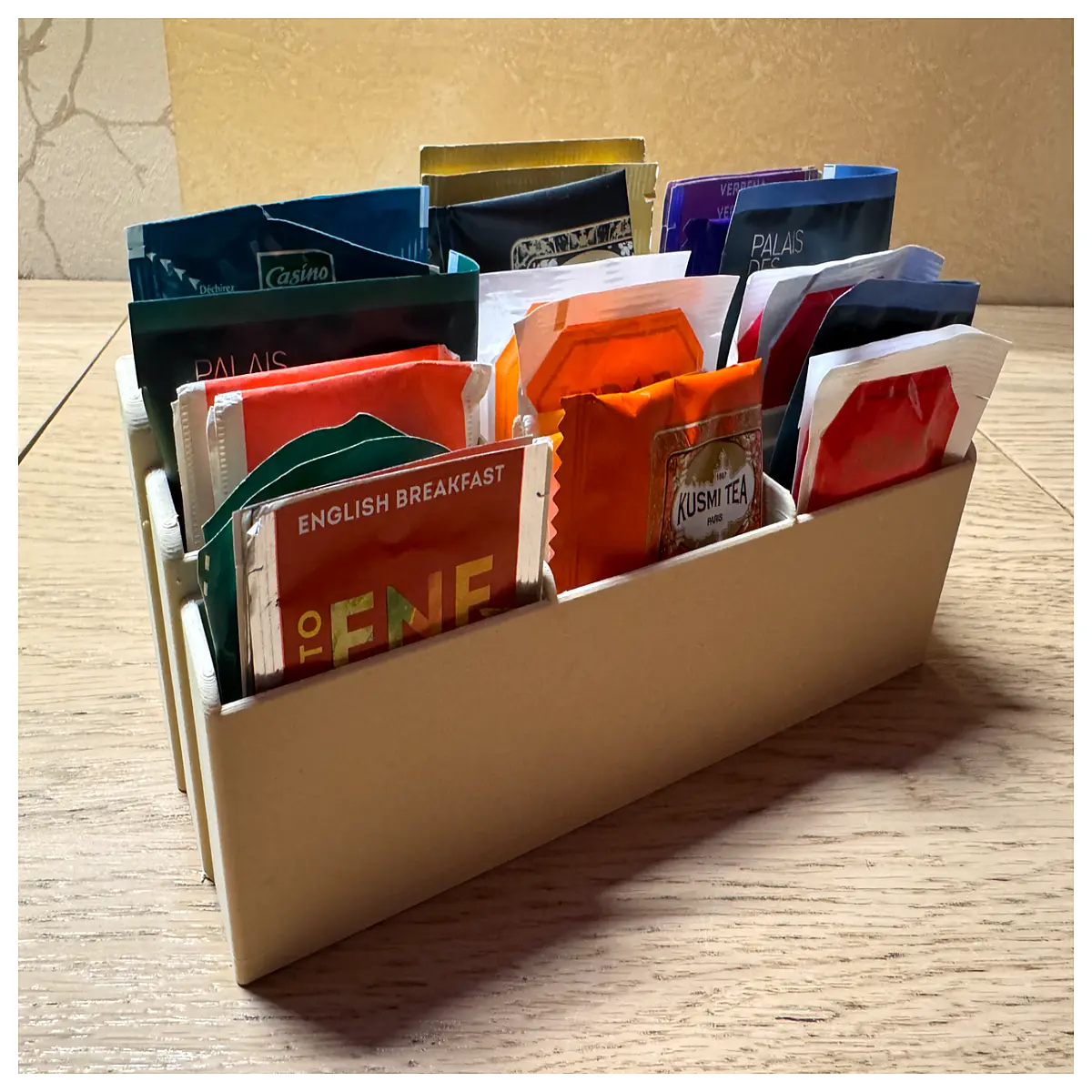 aesthetic tea storage box for loose leaf herbs vacuum sealed tin canister with lid kitchen countertop organizer