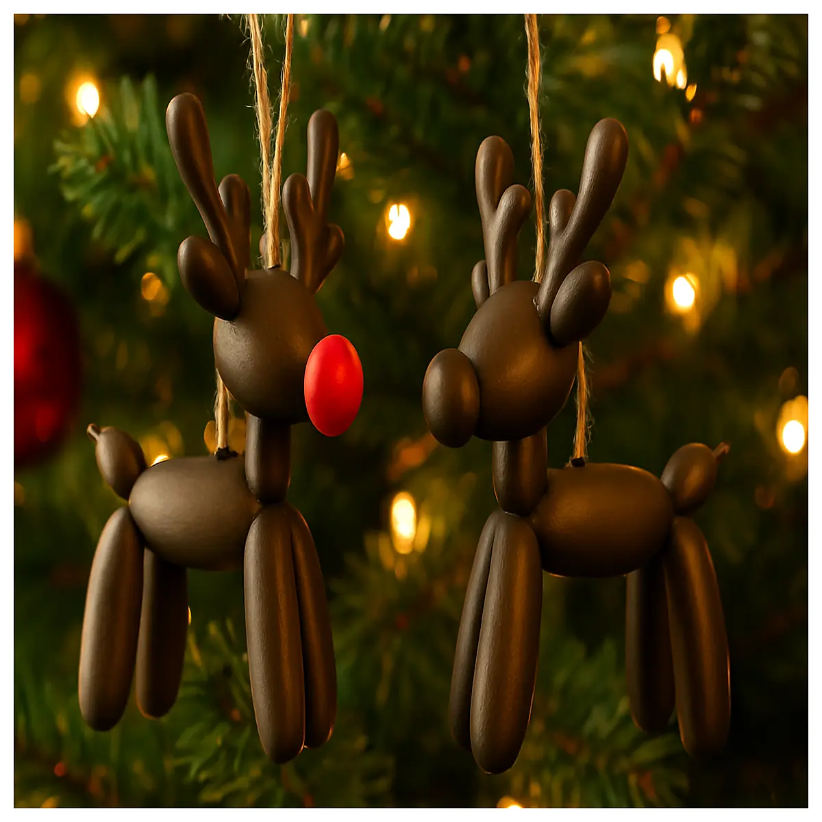 inflatable reindeer balloon decoration for christmas party red nose rudolph hanging ornament holiday xmas window wall decor