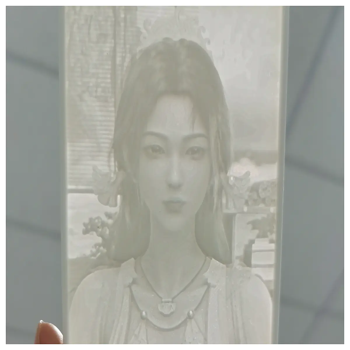 song yu mortal cultivation legend translucent relief photo cosplay prop collectible figure art print