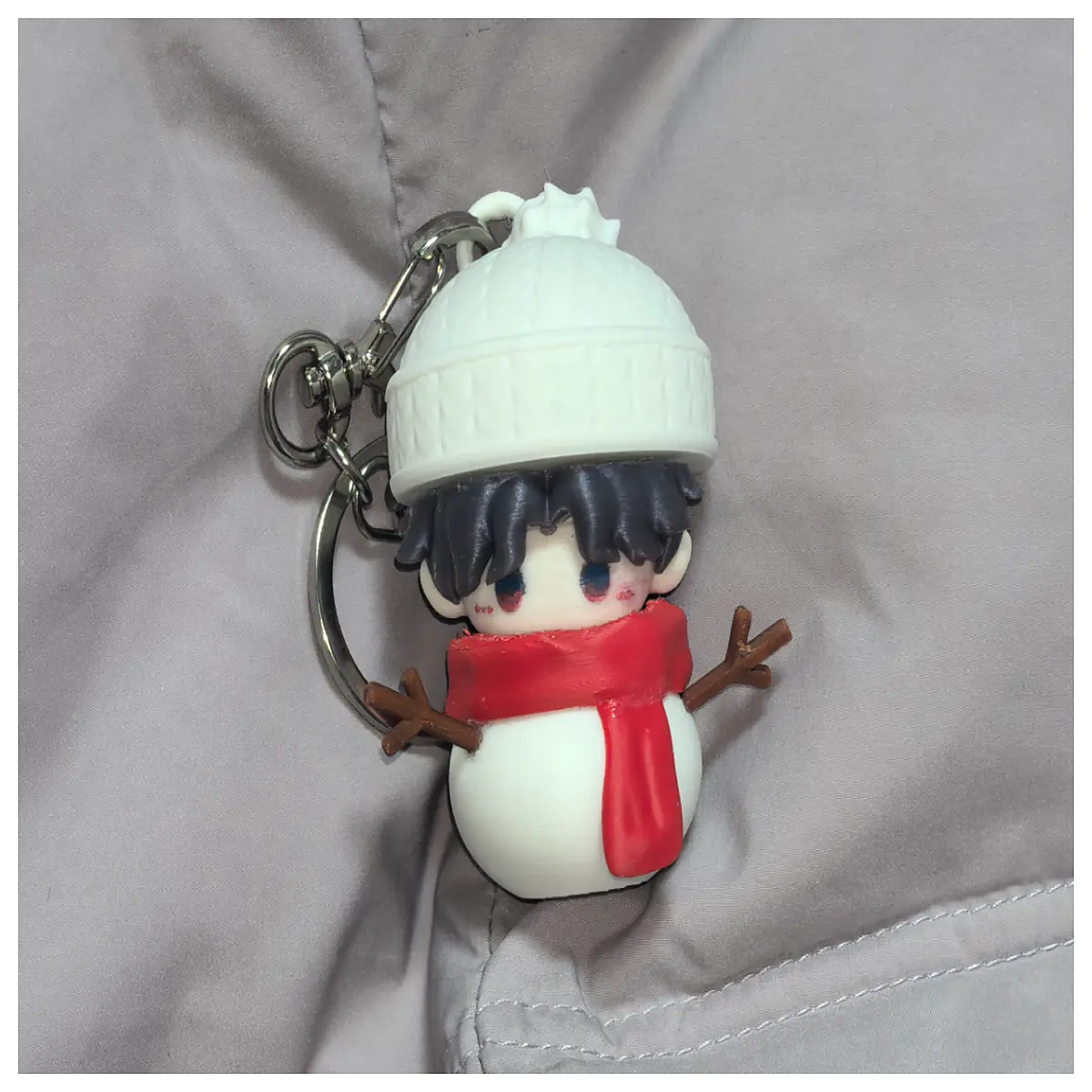 qi yu snowman figure disassembled parts loose pieces collectible doll accessories replacement components blind box spare