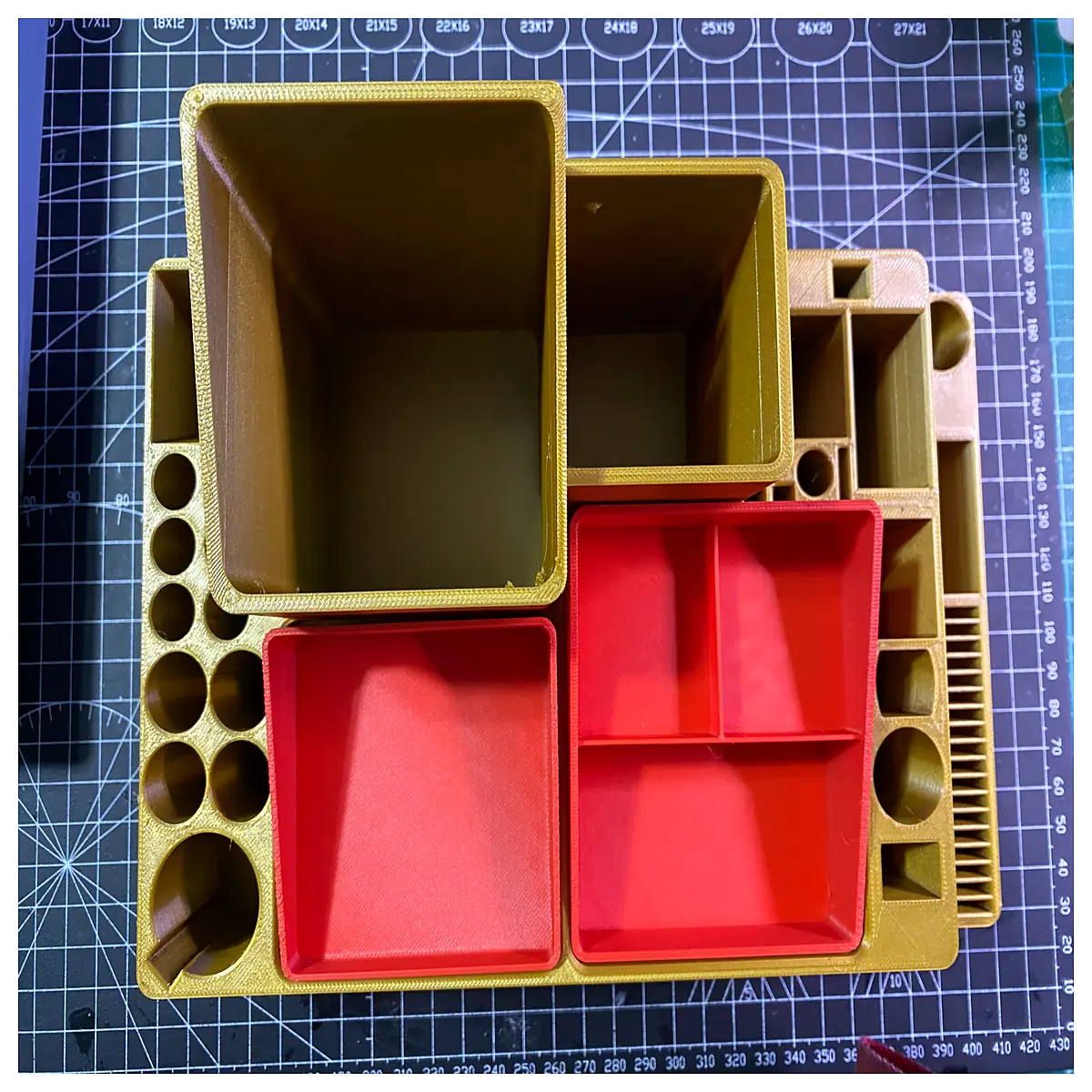 desk organizer pen holder with compartments for office supplies storage