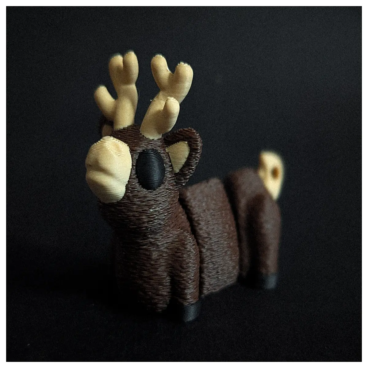 articulated reindeer plush toy for kids holiday decor