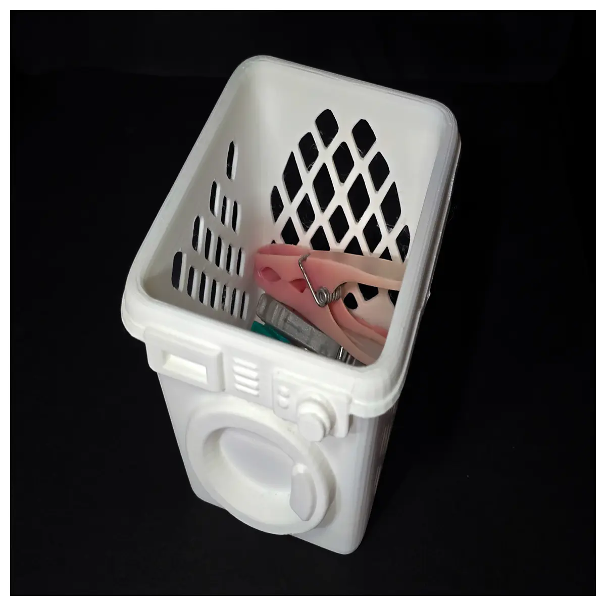 washing machine shaped clothes hanger laundry room storage organizer rack for socks underwear space saving bathroom shelf