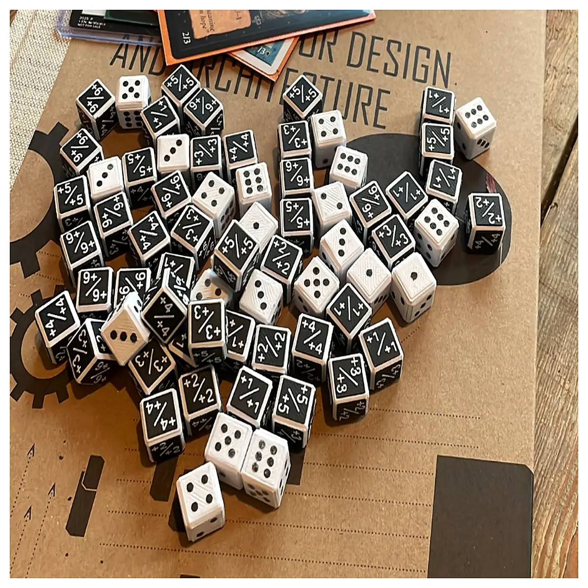 the gathering dice 12mm numbered d6 with metal gaming accessories for mtg cards