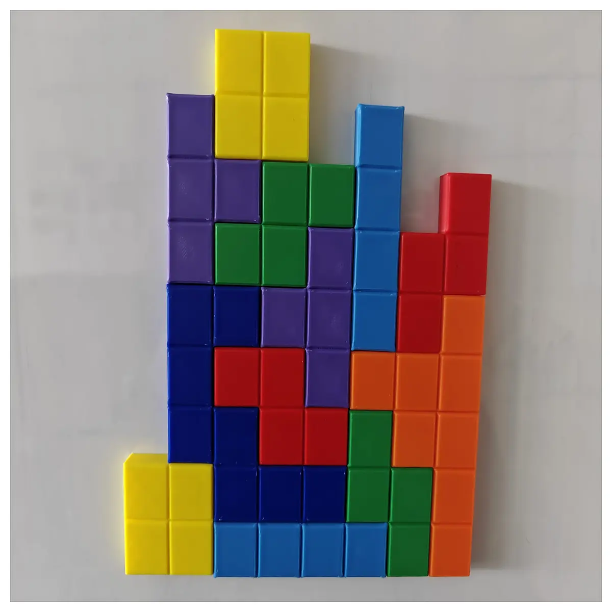 magnetic tetrads for fridge embedded magnet building blocks educational stem toys wall art