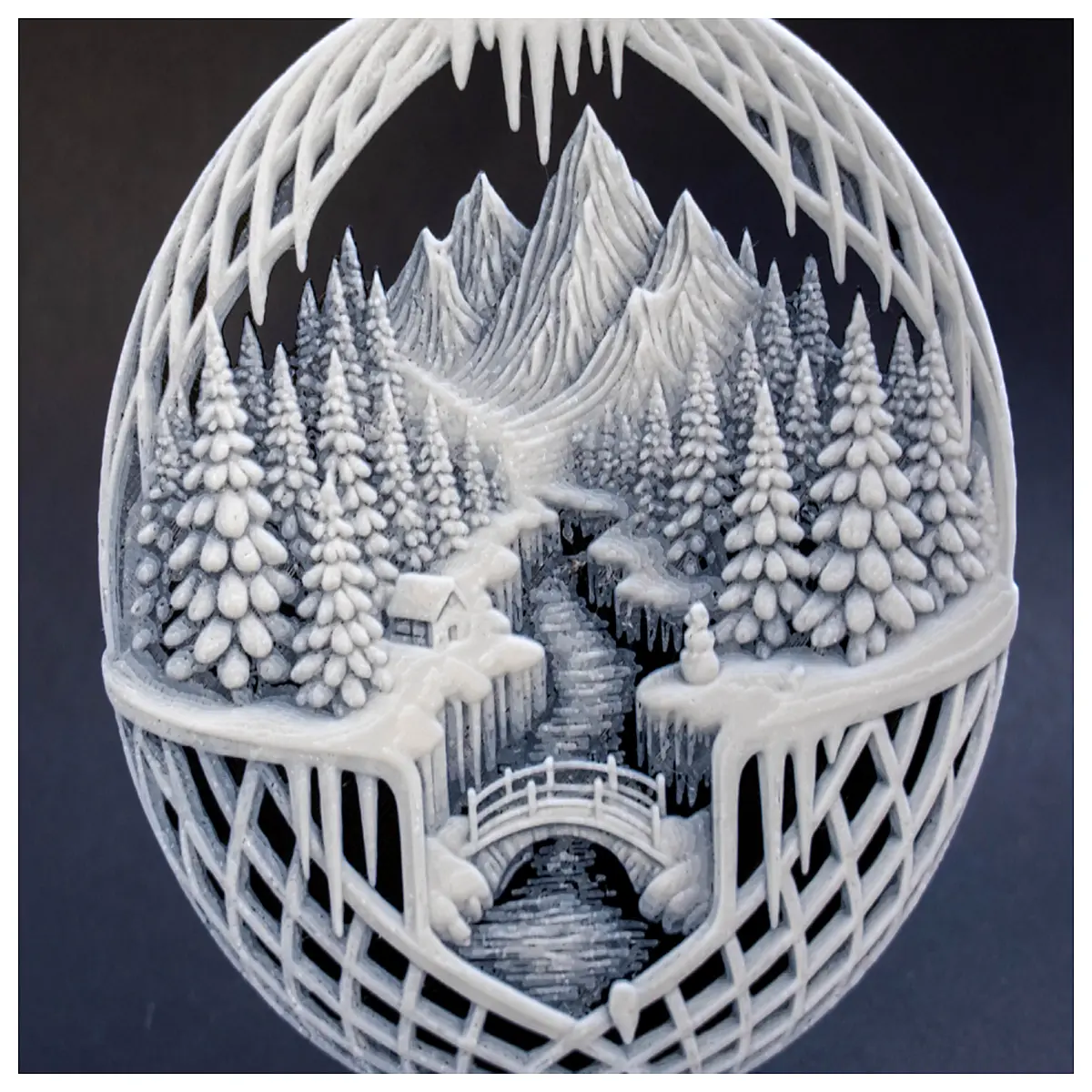 winter wonderland christmas baubles snowflake ornaments for tree home decor