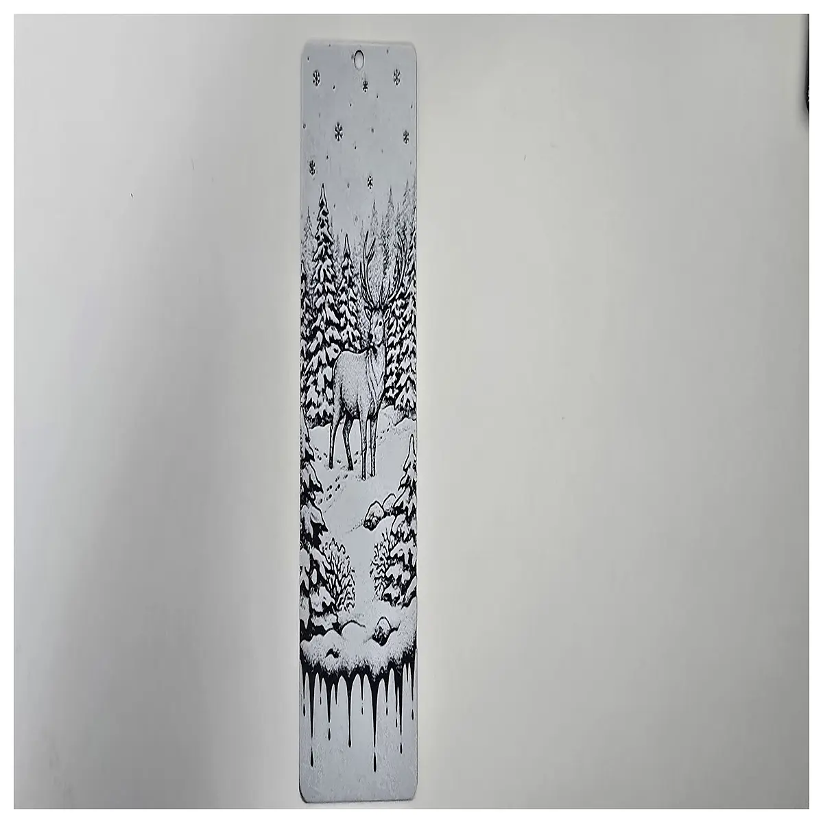 vintage woodland deer bookmark for readers aesthetic forest animal page marker literary gift idea