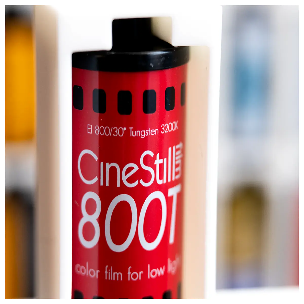 35mm film canister case stackable storage box for negative strips organization