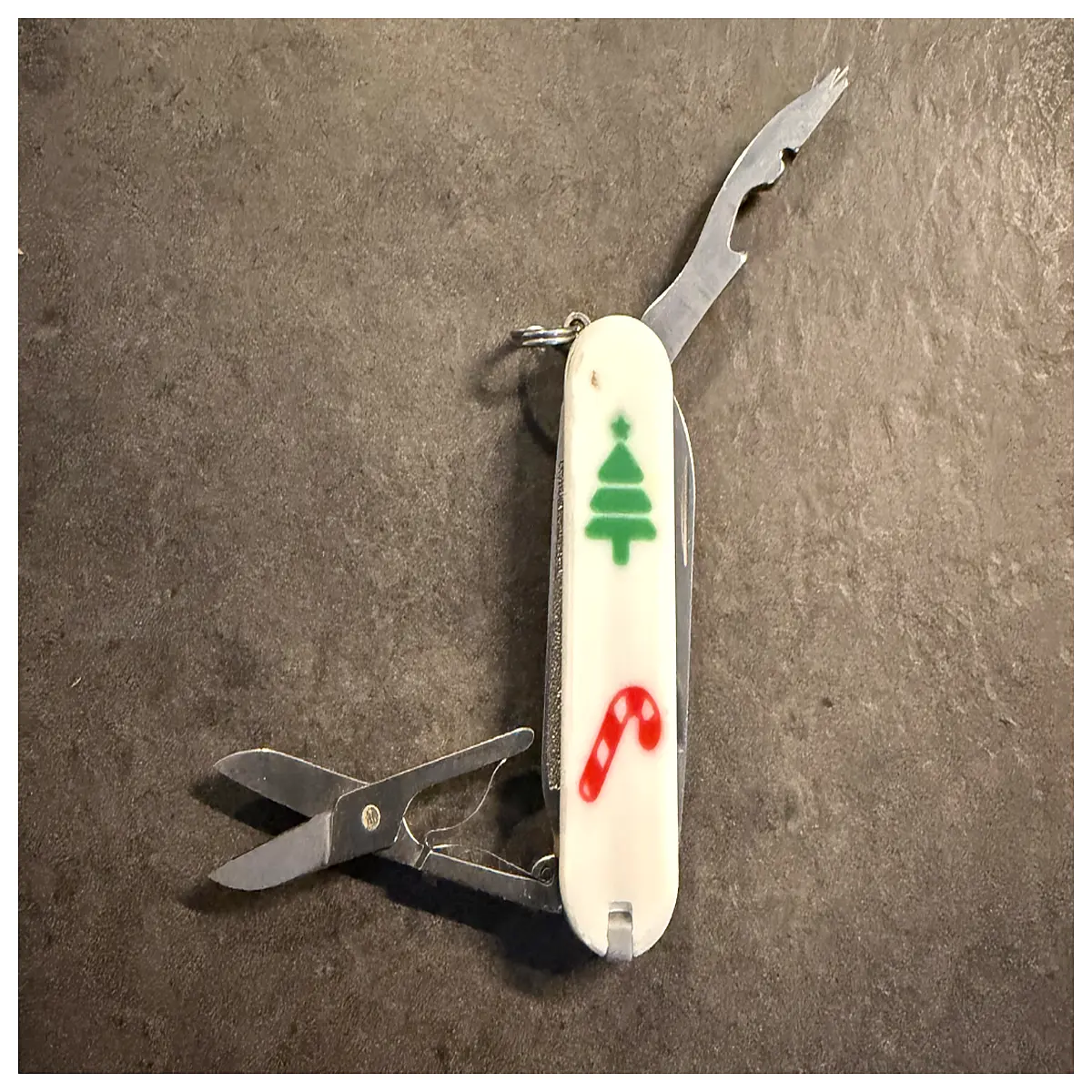 christmas pocket mini style keychain edc survival tool men
