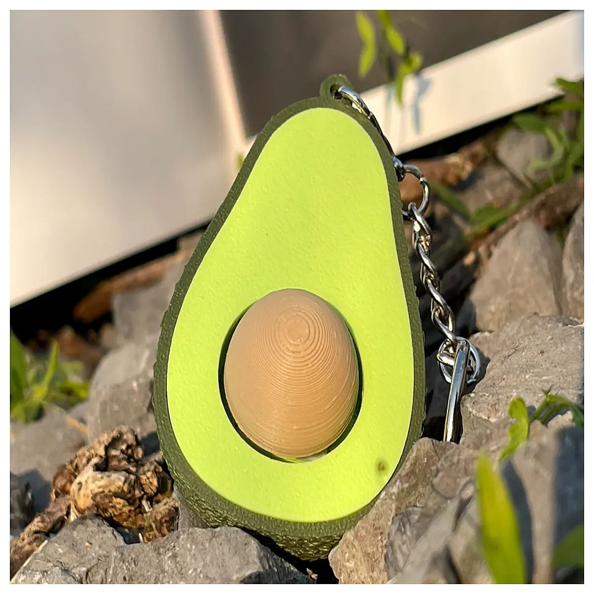 cute avocado keychain bag charm pendant for women girls cute fruit aesthetic phone strap accessory