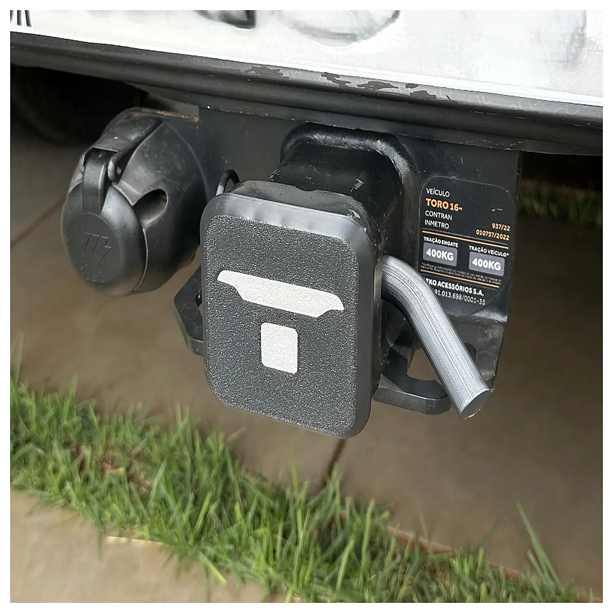 detachable tow hook cover cap for keko truck accessory replacement part