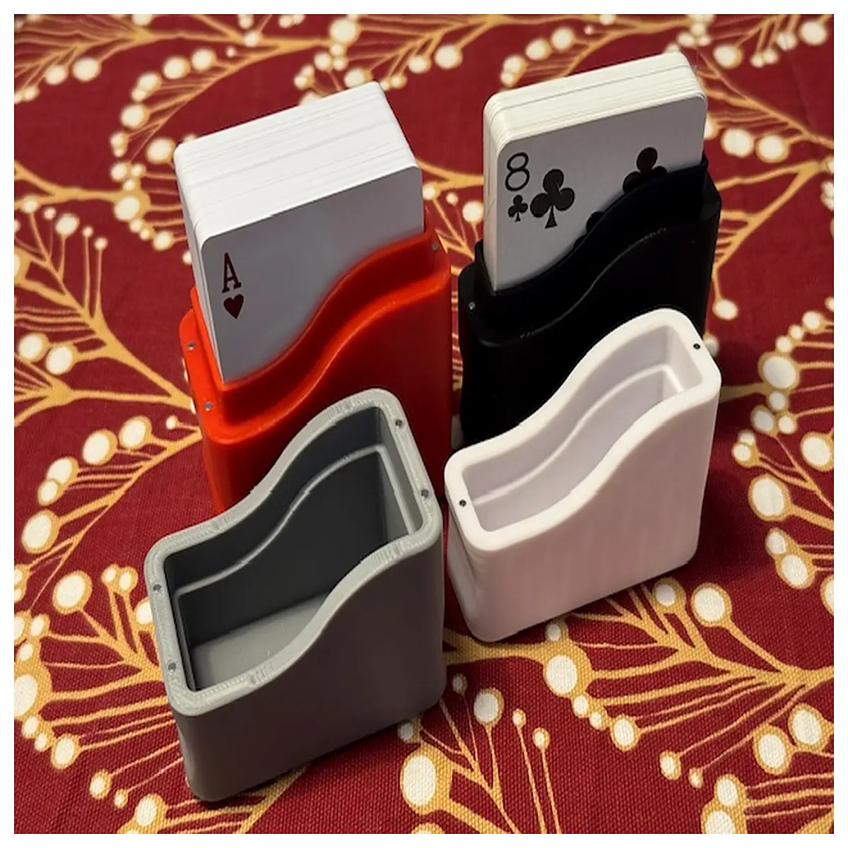 rigid poker card boxes standard bridge size duty storage for playing cards