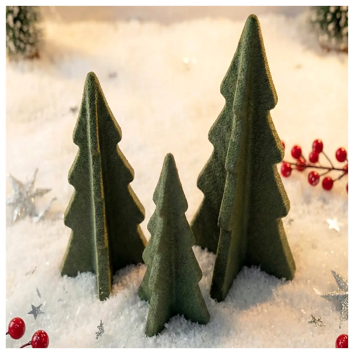 faux fur nordic christmas tree mini tabletop decoration for home holiday party