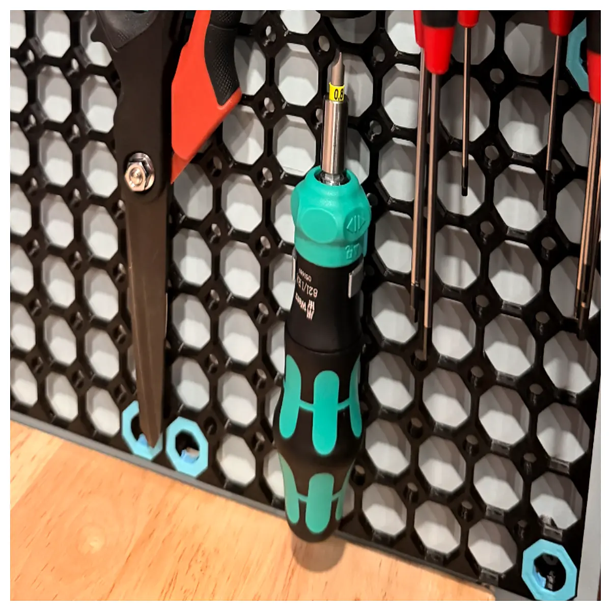 magnetic tool organizer for mechanic truck wall mounted pegboard storage rack duty workshop accessories
