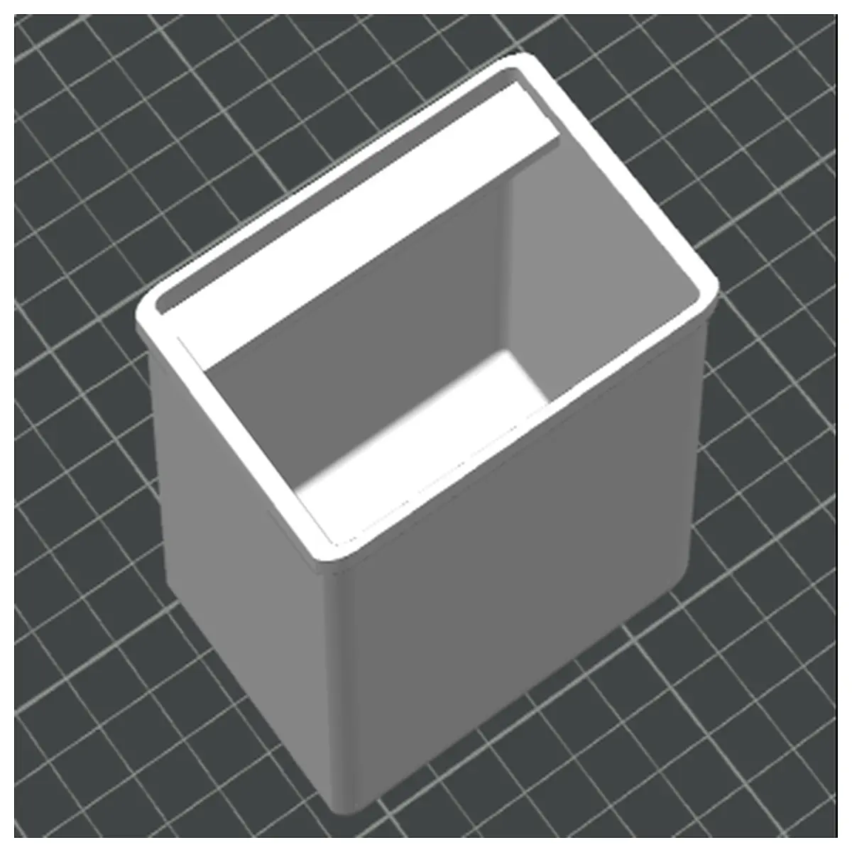 medium warehouse storage bin with label holder for inventory organization