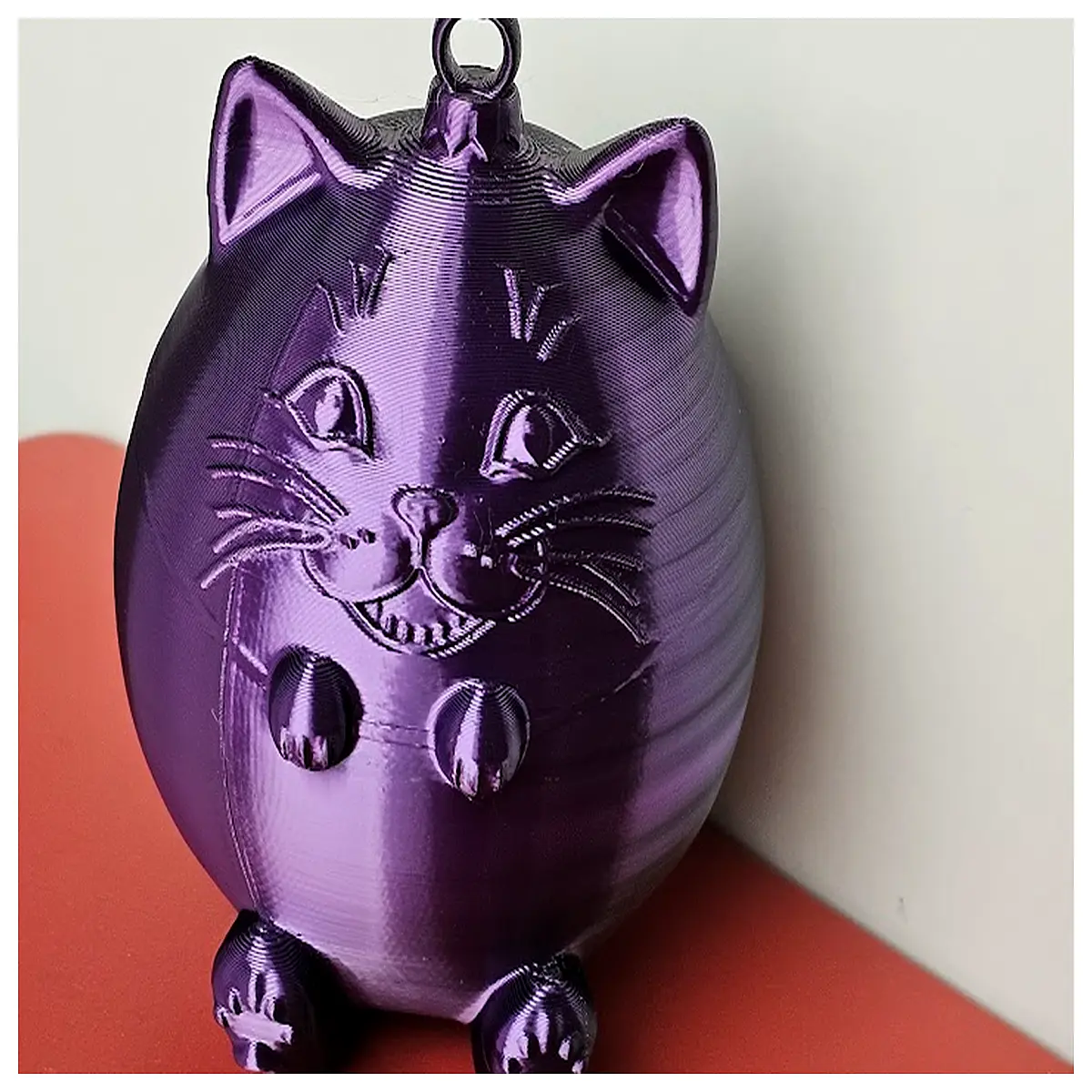 cat ornament for christmas tree feline themed bauble pet lover holiday decor cute animal xmas ball