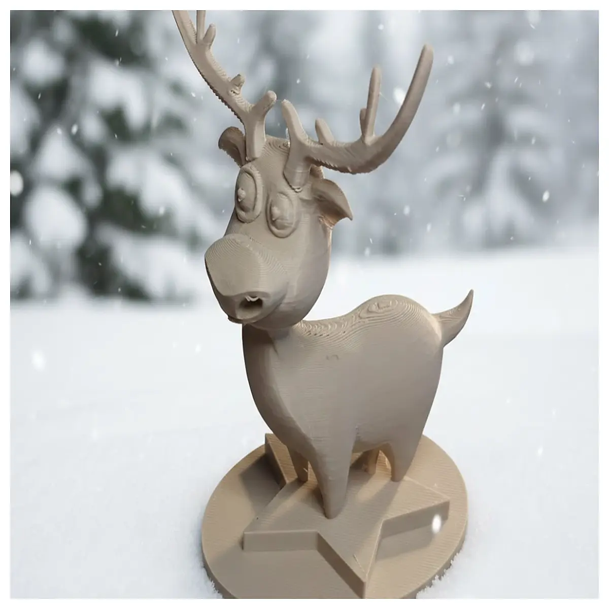 funny reindeer plush toy for kids cute deer stuffed animal gift holiday decor christmas ornament
