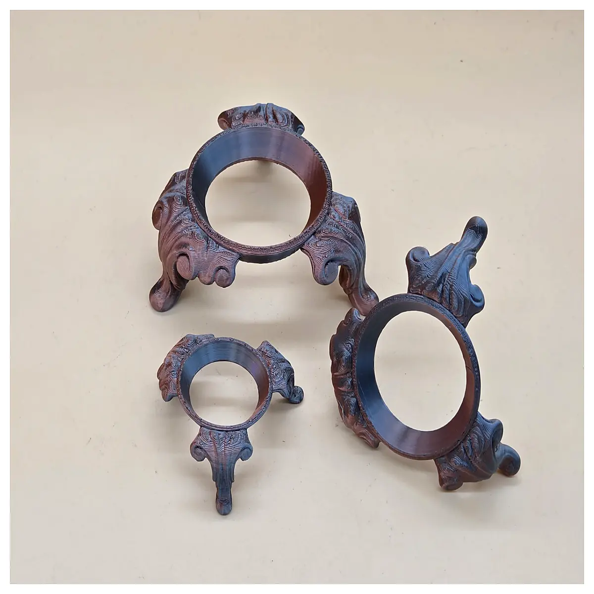 elegant sphere holder mount for decor 3 sizes