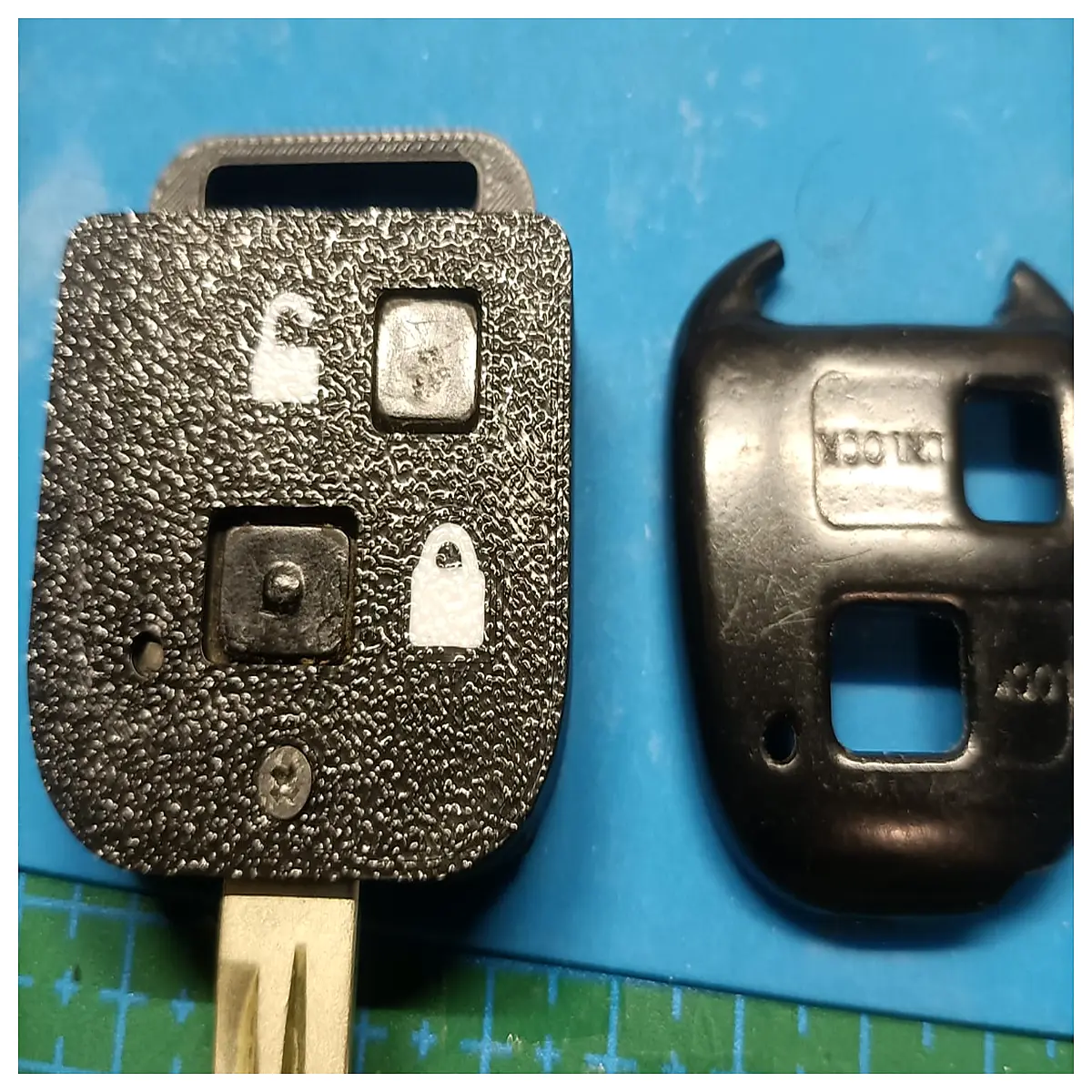 key fob replacement shell case with reinforced durable housing for smart remote keys