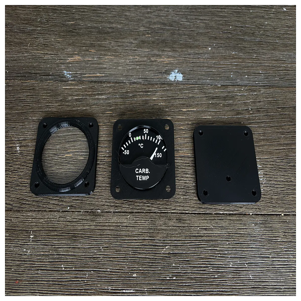 p51 carburetor temperature gauge analog dial sensor for p 51 mustang aircraft engine monitoring