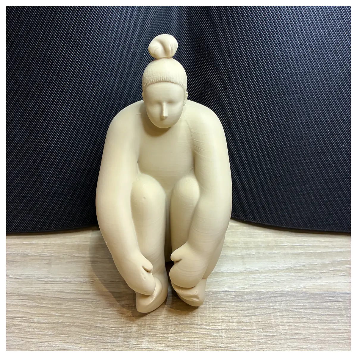 zen garden sculpture resin statue for home decor living room shelf centerpiece peaceful minimalist art piece