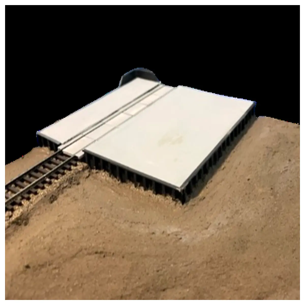 1 87 scale metal breakwater diy miniature harbor scenery building materials for train layout