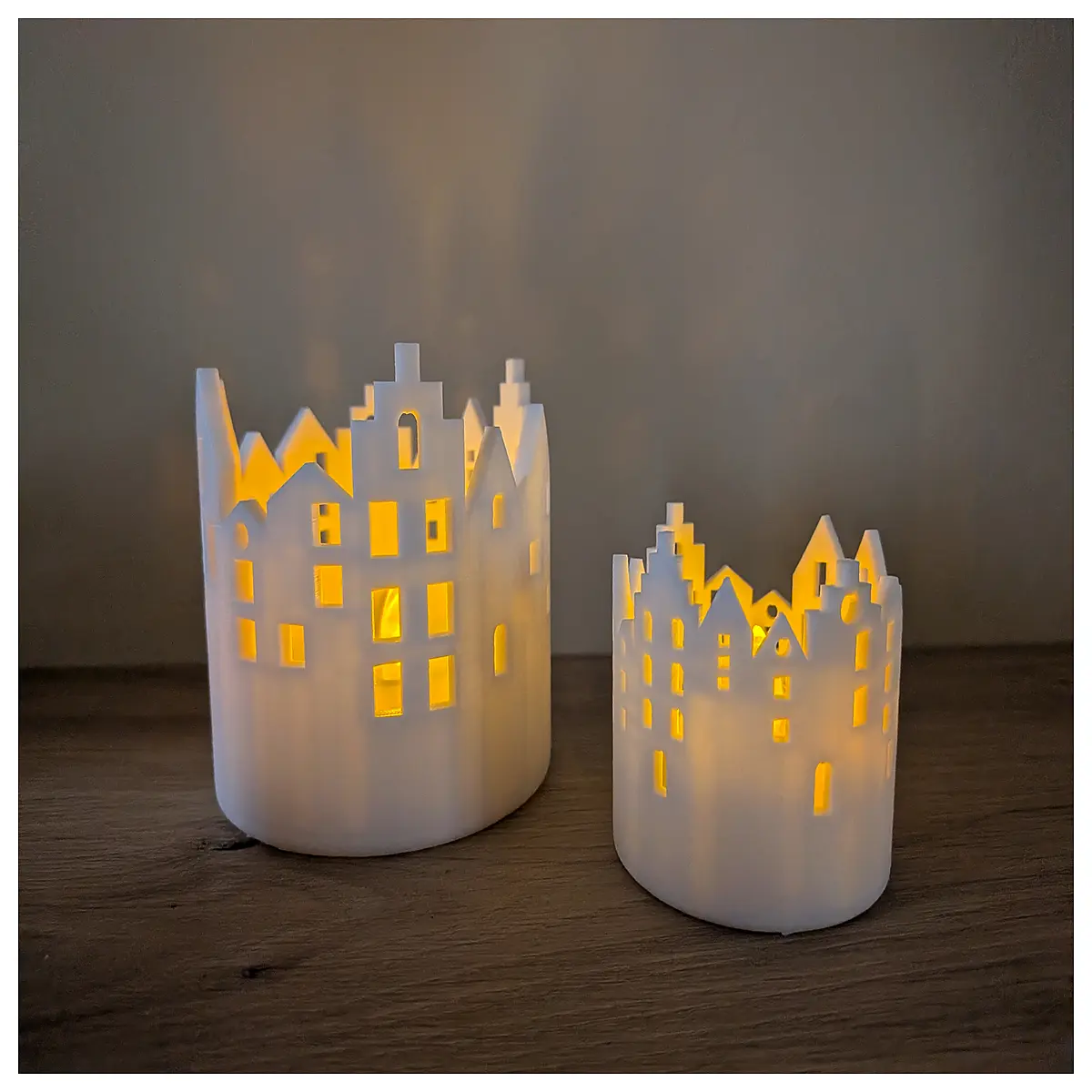 silhouette house lanterns for garden path outdoor solar fairy lights romantic patio decor