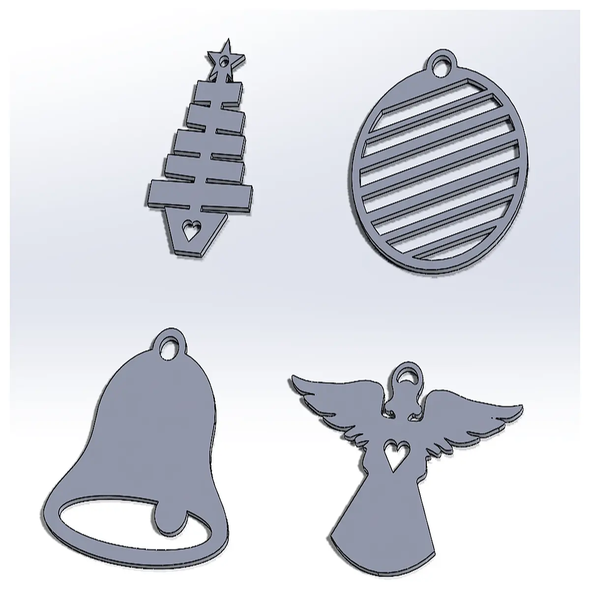 elegant gold bell angel tree topper ornament for christmas decor