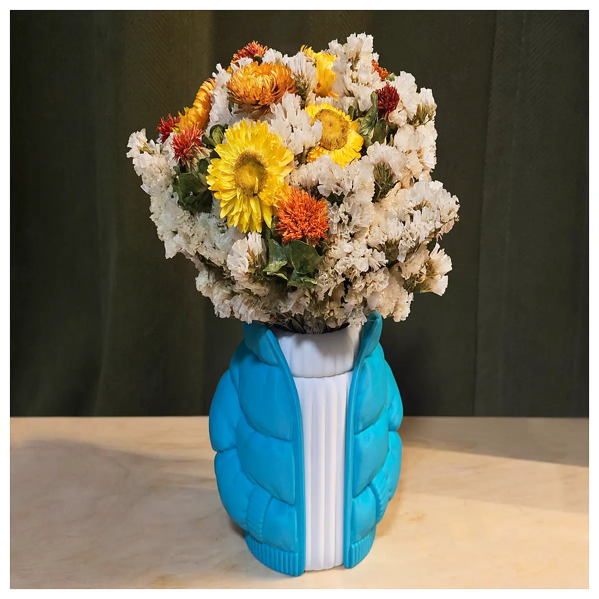 down feather vase for home decor fluffy holder centerpiece soft aesthetic table decoration