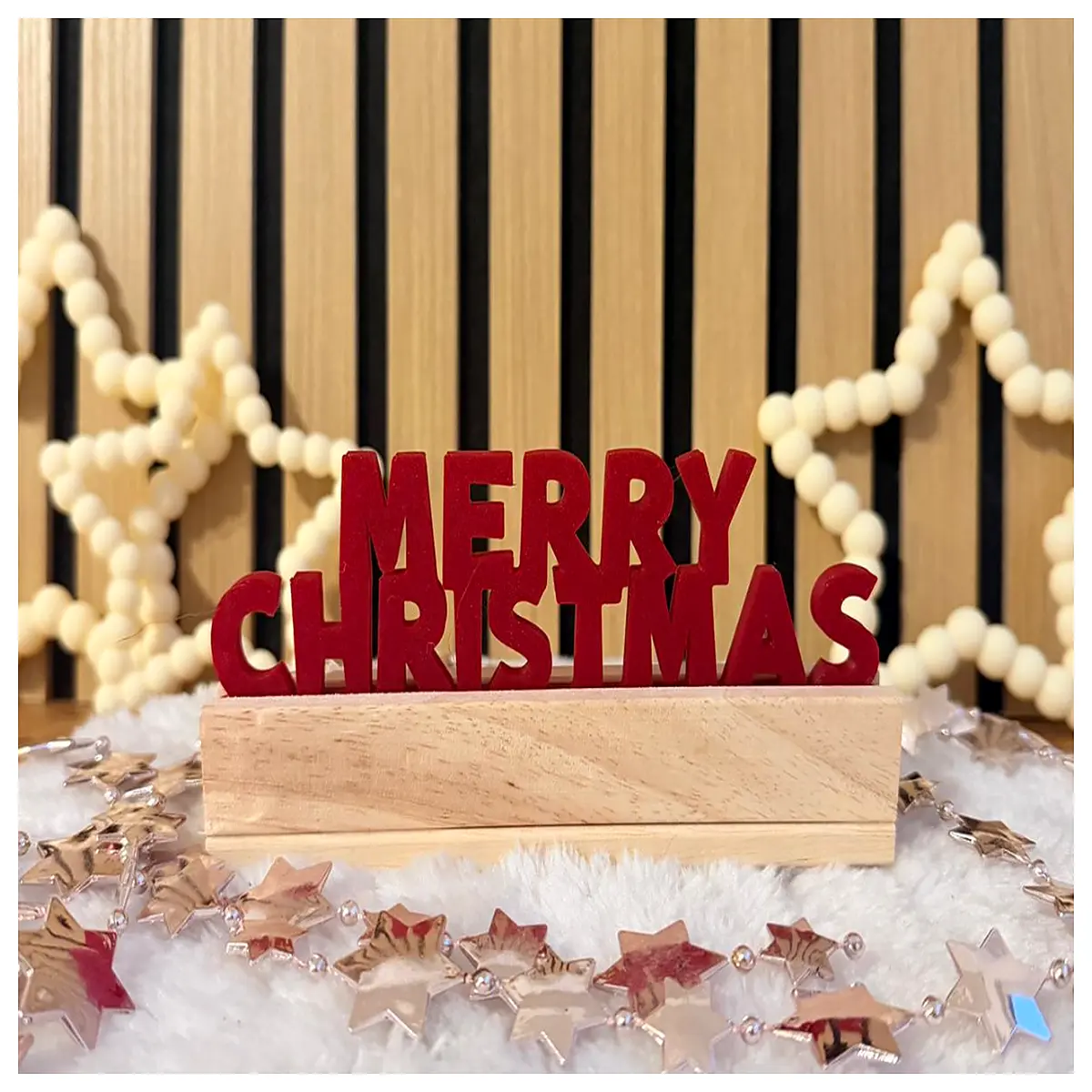 christmas block insert toy festive party favor kids holiday decoration