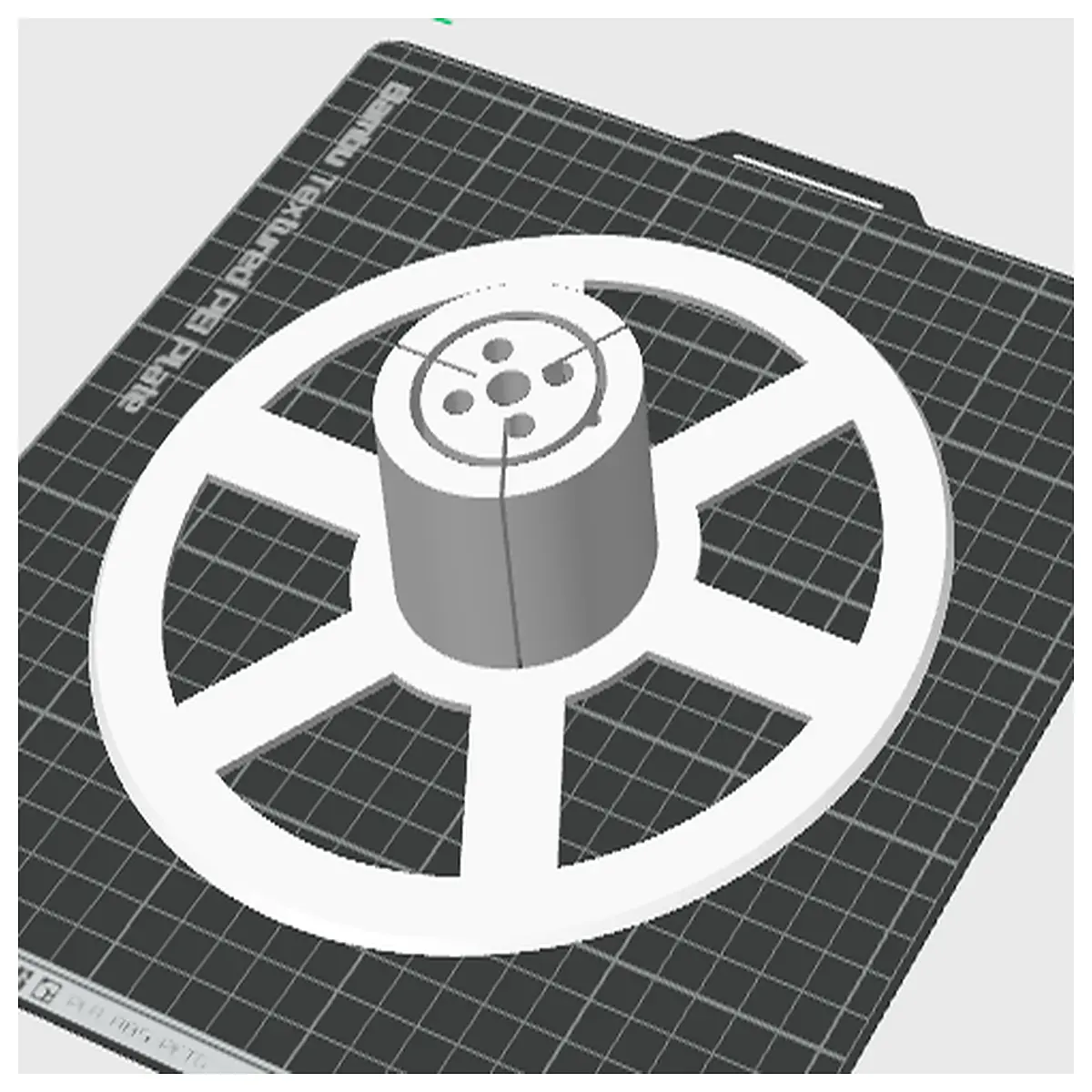 35mm film reel spool 20cm standard 9mm center hole blank plastic canister for darkroom processing