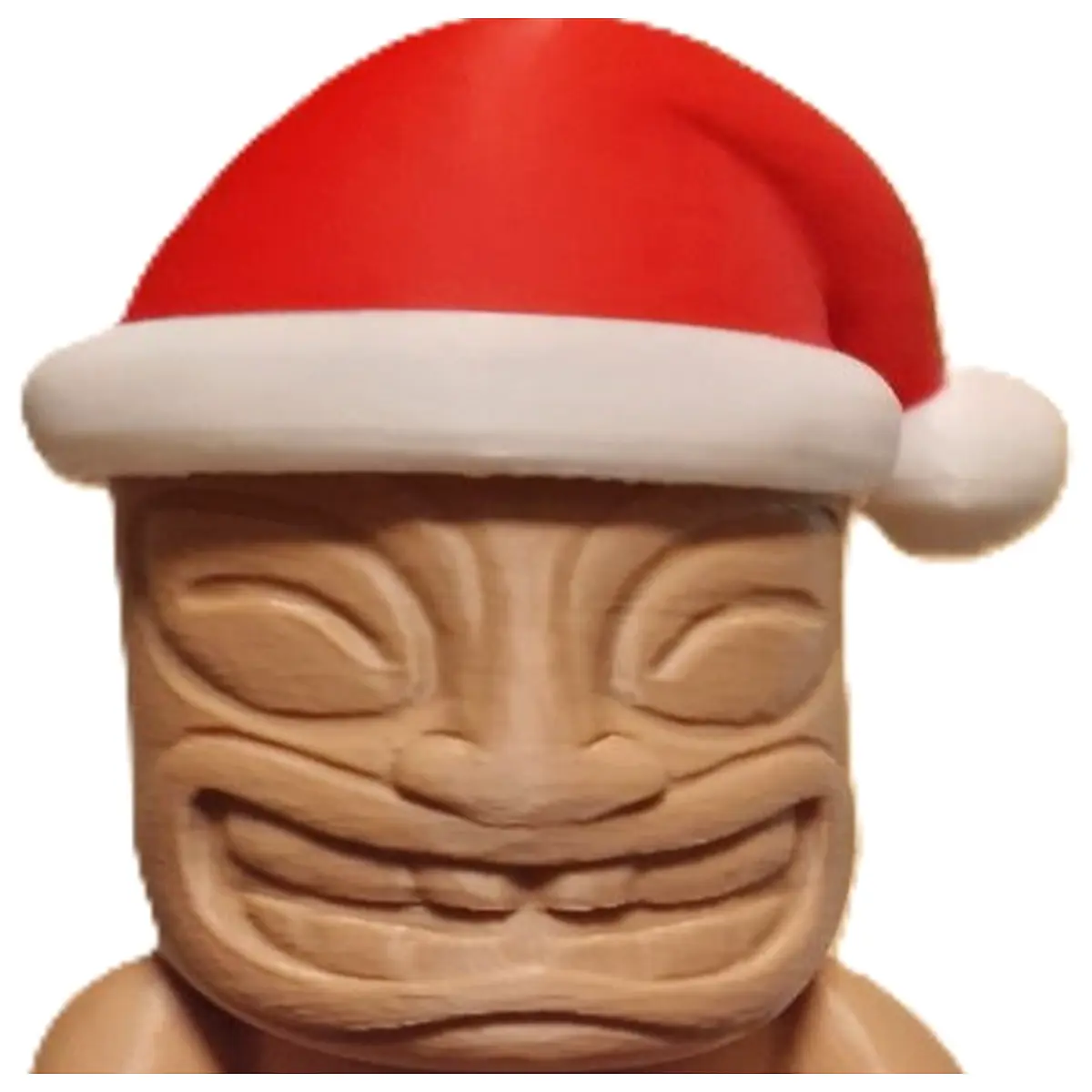 cute tiki mug desk decor for monitor christmas holiday office accessories festive computer screen side ornaments